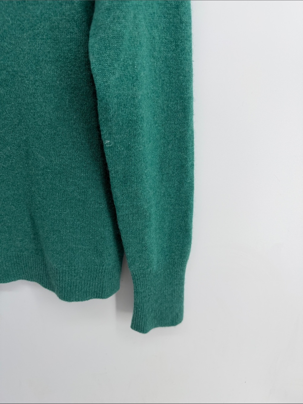 White + Warren 100% cashmere scallop neckline knit pullover sweater sz as - Picture 4 of 7